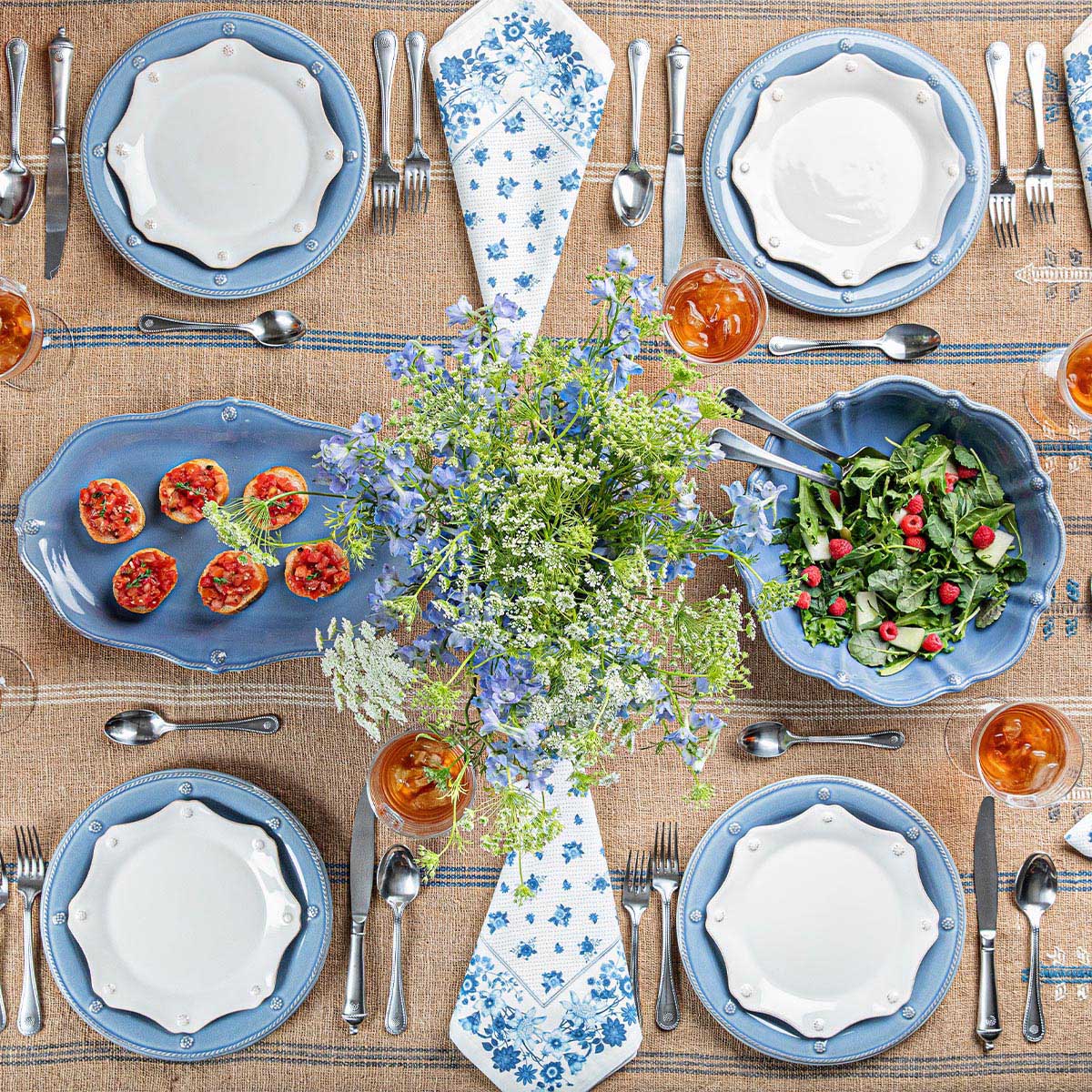 Berry & Thread 7.75" Coupe Bowl - Chambray