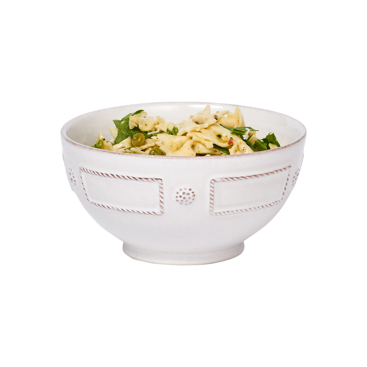 Berry & Thread French Panel Cereal/Ice Cream Bowl - Whitewash